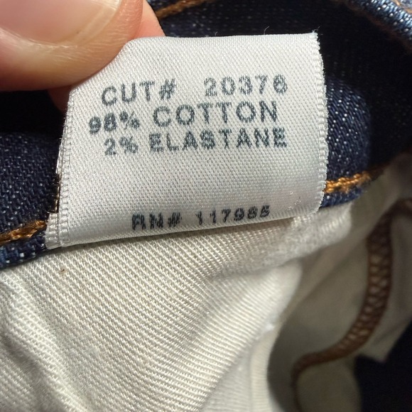 J Brand Kane Jeans Mens 30x33 Blue Dark Wash Straight Leg Stretch Denim Made USA - Picture 10 of 11